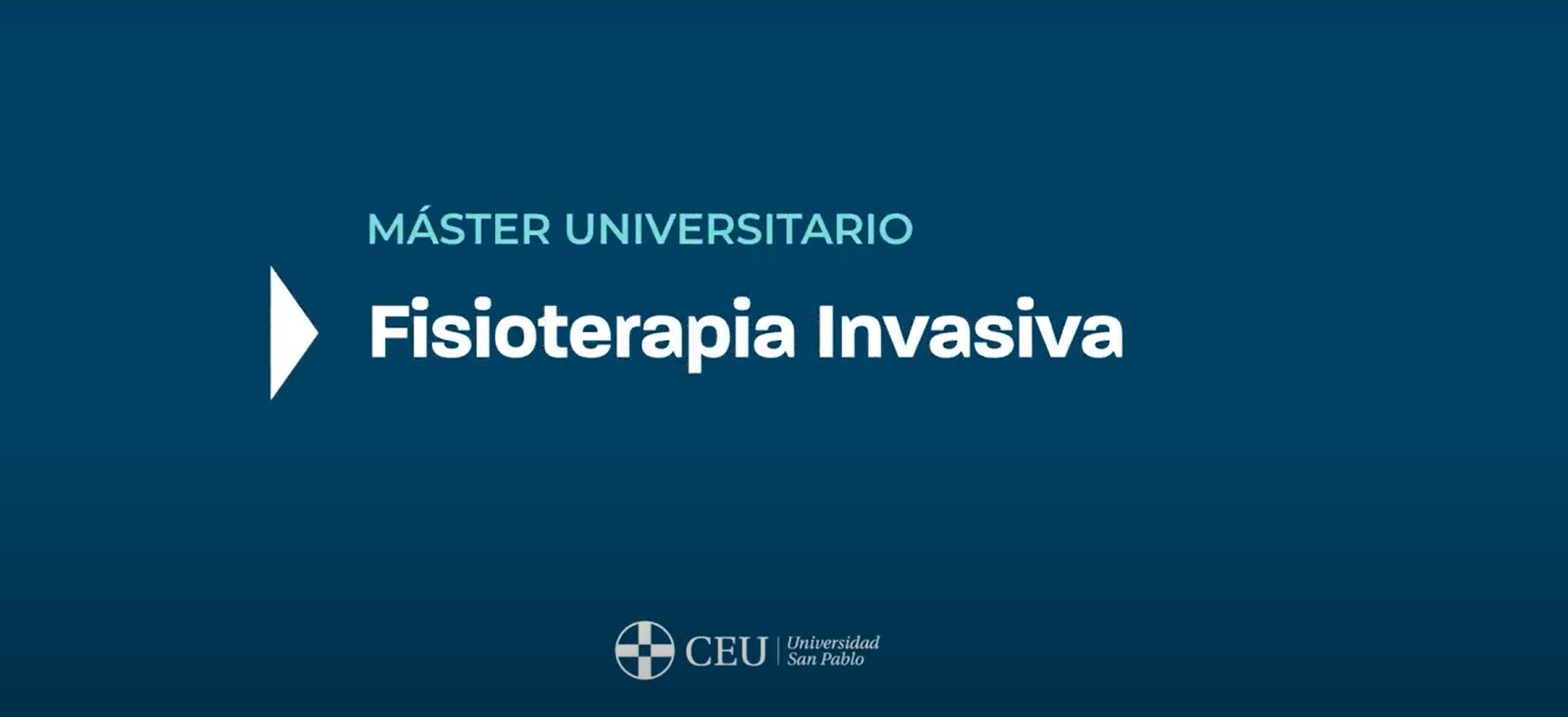 Máster en Fisioterapia Invasiva